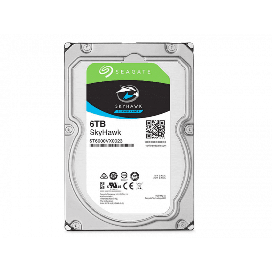 HD 6TB SEAGATE SKYHAWK ST6000VX001 5400RPM SATA 6.0Gb/s HD 6TB SEAGATE SKYHAWK ST6000VX001 5400RPM SATA 6.0Gb/s