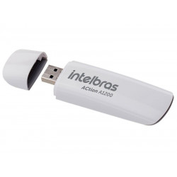 ADAPTADOR USB WIRELESS DUAL BAND ACTION A1200 1200MBPS INTELBRAS 4710018