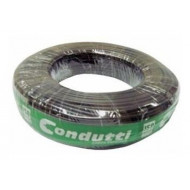 CABO ALTA TENSAO 4MM CONDUTTI 24AWG PRETO ROLO 50M