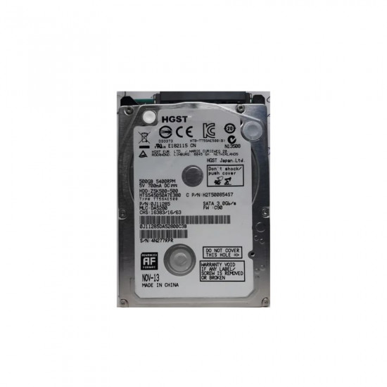HD 500GB PARA NOTEBOOK 2.5 SATA 3 HTS545050A7E680 HGST