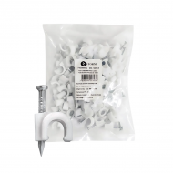 FIXA CABO 8,0MM STORM FXCB0002A 100 UNIDADES BRANCO