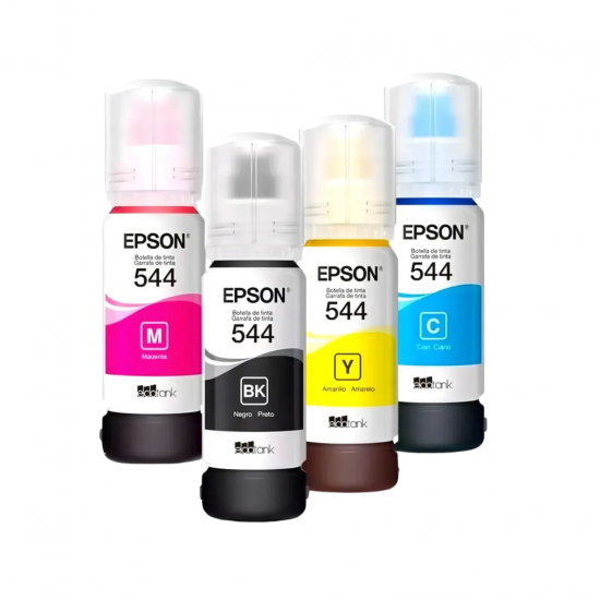 KIT 4 TINTAS 544 BLACK / CYAN / MAGENTA / YELLOW