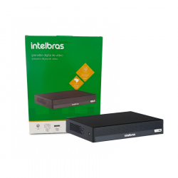 DVR 4 CANAIS MHDX 1204-C DUAL AUDIO C/SSD 512GB INTELBRAS 4581251