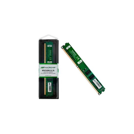 MEMORIA PARA PC 8GB DDR3 12800 1600MHZ MV16N11/8 MACROVIP