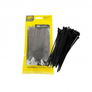 ABRACADEIRA DE NYLO 100MMX2,5 PRETA RINO PACT 100UND.