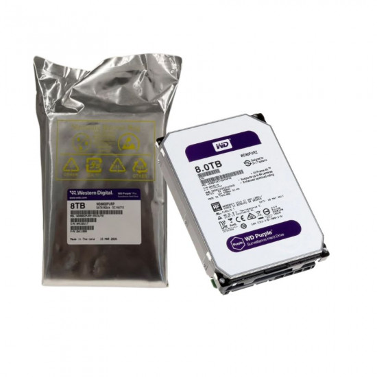 HD 8TB WESTERN DIGITAL PURPLE PRO WD8002PURP SATA 6GB/S SC HA 710
