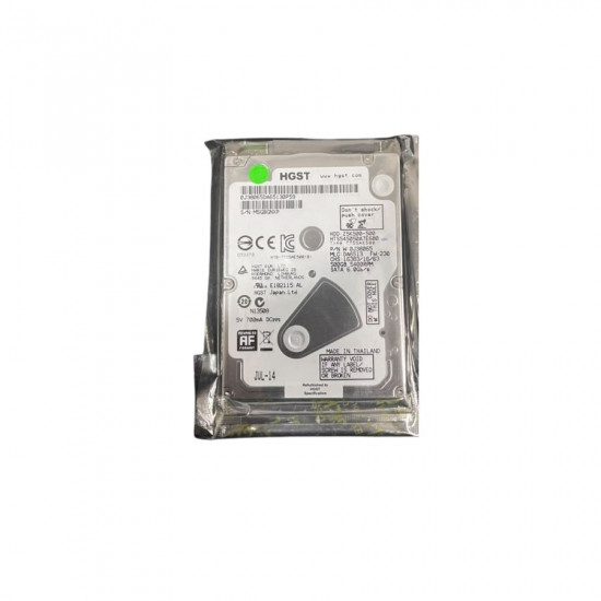 HDD 500GB PARA NOTEBOOK 2.5 SATA 2 HTS545050A7E380 HGST