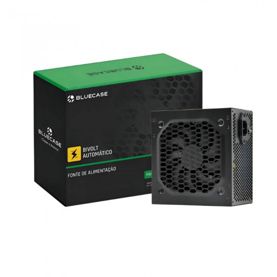 FONTE ATX 500W BLU500-ATPS2 BIVOLT AUTOMATICO BLACK BLUECASE