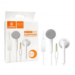 FONE DE OUVIDO COM FIO INTRA-AURICULAR LE-295 P3 LEHMOX BRANCO