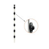 PERFIL PARA CERCA TUBO QUADRADO 25X25 1 MT C/6 ISOL W - PARAFUSO 0885