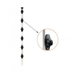 PERFIL PARA CERCA TUBO QUADRADO 25X25 1 MT C/6 ISOL W - PARAFUSO 0885