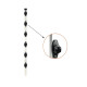 PERFIL PARA CERCA TUBO QUADRADO 25X25 1 MT C/6 ISOL W - PARAFUSO 0885