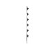 PERFIL PARA CERCA TUBO QUADRADO 25X25 1 MT C/6 ISOL W - PARAFUSO 0885